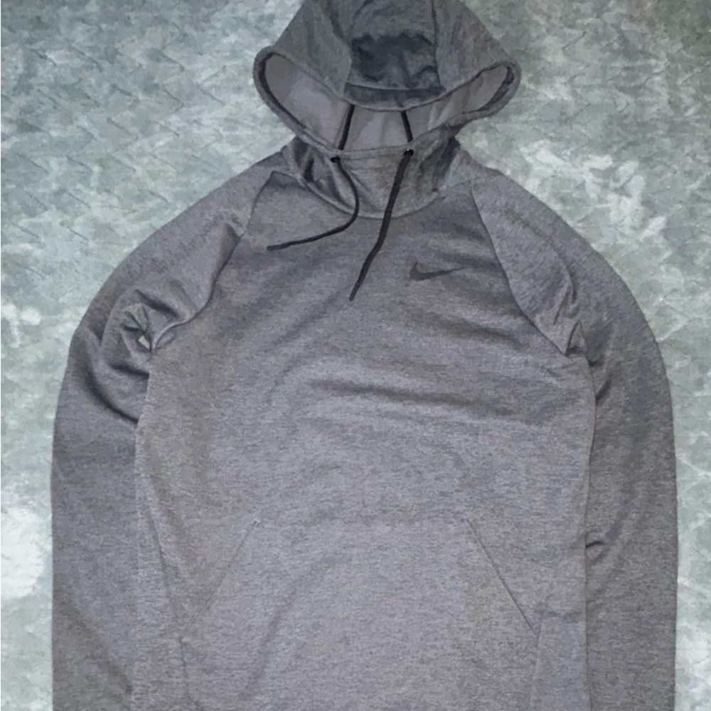 Nike Dri Fit  Hooded Sweatshirt Men’s size Small Dark Gray Hoodie